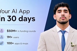 develop an ai agent, ai chatbot, ai app, ai saas, ai feature