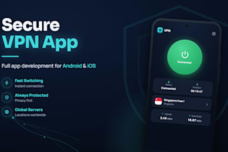 make flutter VPN app for android and ios with v2ray