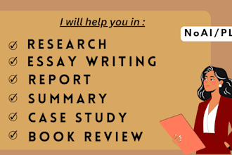 help you in research summary and articles