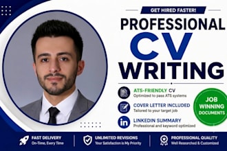 write an ats optimized CV and cover letter