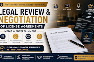 do legal review of any agreement or contract