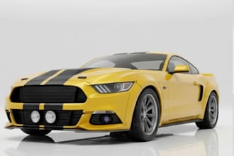 make 3d car in blenderfor assetto corsa mod,realistic physics,kn5 file,3d livery