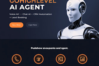 build gohighlevel ai voice agent and CRM automation system