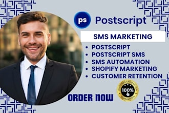 setup postscript SMS marketing flows for shopify cart abandonment and retention