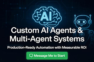 develop custom ai agents and intelligent automation