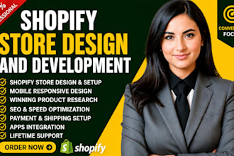build german shopify store design shopify website development dropshipping store