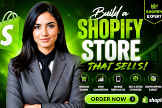 build shopify store design shopify website development dropshipping store expert