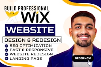 build wix website redesign, wix website development, wix website design expert