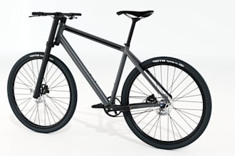 design 3d bicycle model, bike animation, cad product design and rendering