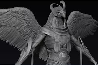 do professional 3d sculpting for characters creatures and collectibles