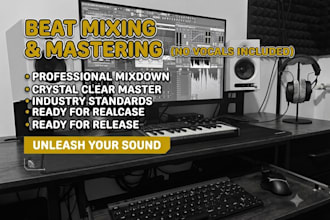 mix and master your rap underground beat