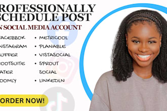 be social media marketing manager schedule post on hootsuite buffer metricool