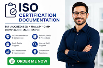 implement iso 9001 14001 22000 45001 haccp and gmp certification