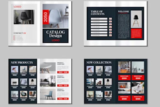 design corporate brochure design, product catalog, pdf brochure catalog lookbook