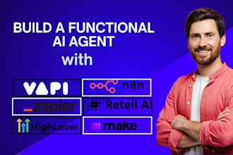 build n8n, vapi, make com multi ai agent retell voice  receptionist gohighlevel