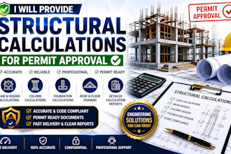 provide professional structural calculations for building permit approval