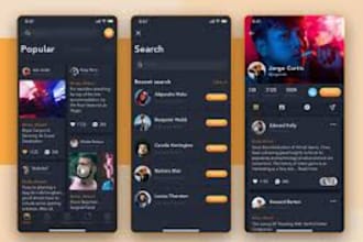 develop music streaming app live streaming app video streaming app