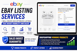 do ebay listing, ebay product listing, ebay lister, ebay product upload