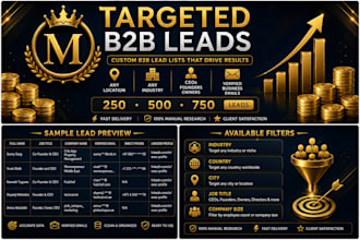 provide targeted b2b leads based on niche and location