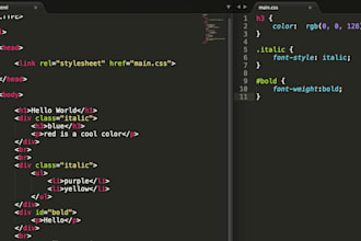 convert your design or image into responsive HTML and CSS