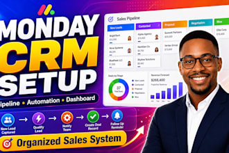 be your monday com expert for CRM setup and project management