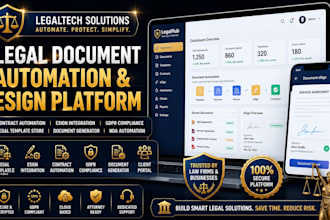 build legal tech contract automation e sign portal gdpr compliance document hub