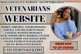veterinary website, veterinarian website, animal hospital website pet clinic web