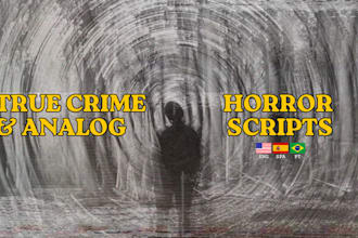 write a chilling analog horror scifi or true crime story