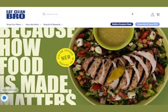 design meal prep website meal prep catering website food delivery