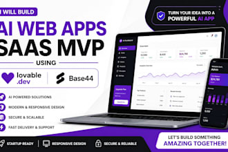 create ai startup website, portal or saas app, taskflow app in bsae44 and bolt