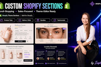 design and code custom shopify sections for your store