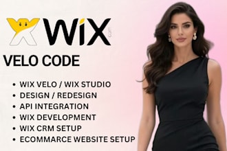 create wix website design wix website redesign wix velo webiste development
