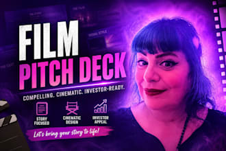 design movie poster, mood board, film pitch deck, TV web series, film poster