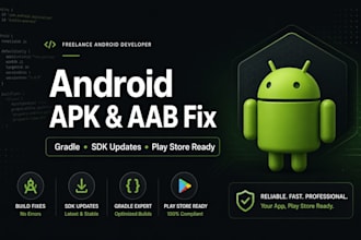 fix android studio build errors and generate apk or aab file
