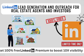 linkedin lead generation and outreach for real estate agents and investors