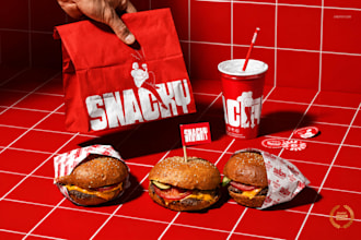 design a food product packaging and branding