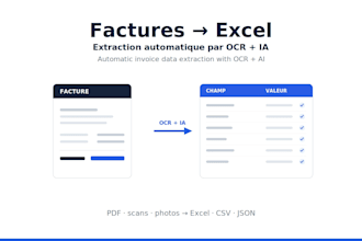extract data from invoices, pdfs and scanned documents using ai and ocr