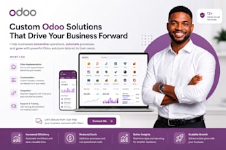 design odoo website ecommerce custom business website python modules odoo erp