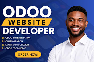 design odoo website, odoo ecommerce, odoo erp and odoo customization
