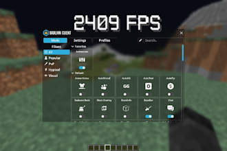 make a custom minecraft hacked client