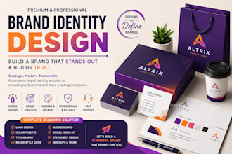 design business logo,brand identity and branding kit