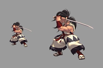 pixel game art sprites tileset characters pixel art UI assets for indie games