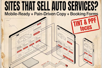 build a car detailing, auto repair, dealership landing page