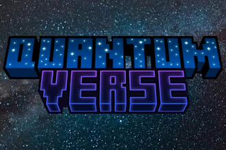 design a minecraft style gaming logo