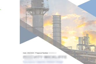 write engineering proposals and scopes of work