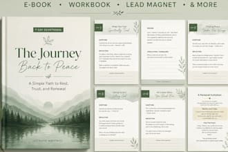 design fitness ebook, workout guide canva lead magnet for coaches workout plan