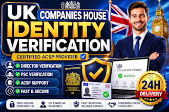 verify your UK companies house identity as a certified acsp provider