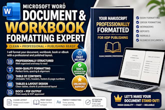 do microsoft word document formatting, workbook formatting, ms word formatting