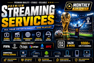 offer best streaming services, FIFA world cup sport dazn channels month playlist