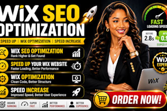 do wix SEO optimization, speed up, wix optimization, speed increase, wix funnel